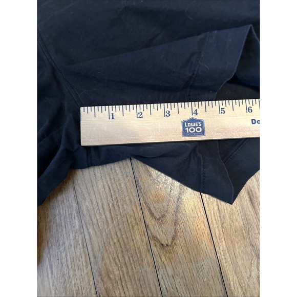 Old Navy 5" Chino Flat Front Shorts Women's Size 16 Black - Picture 8 of 9